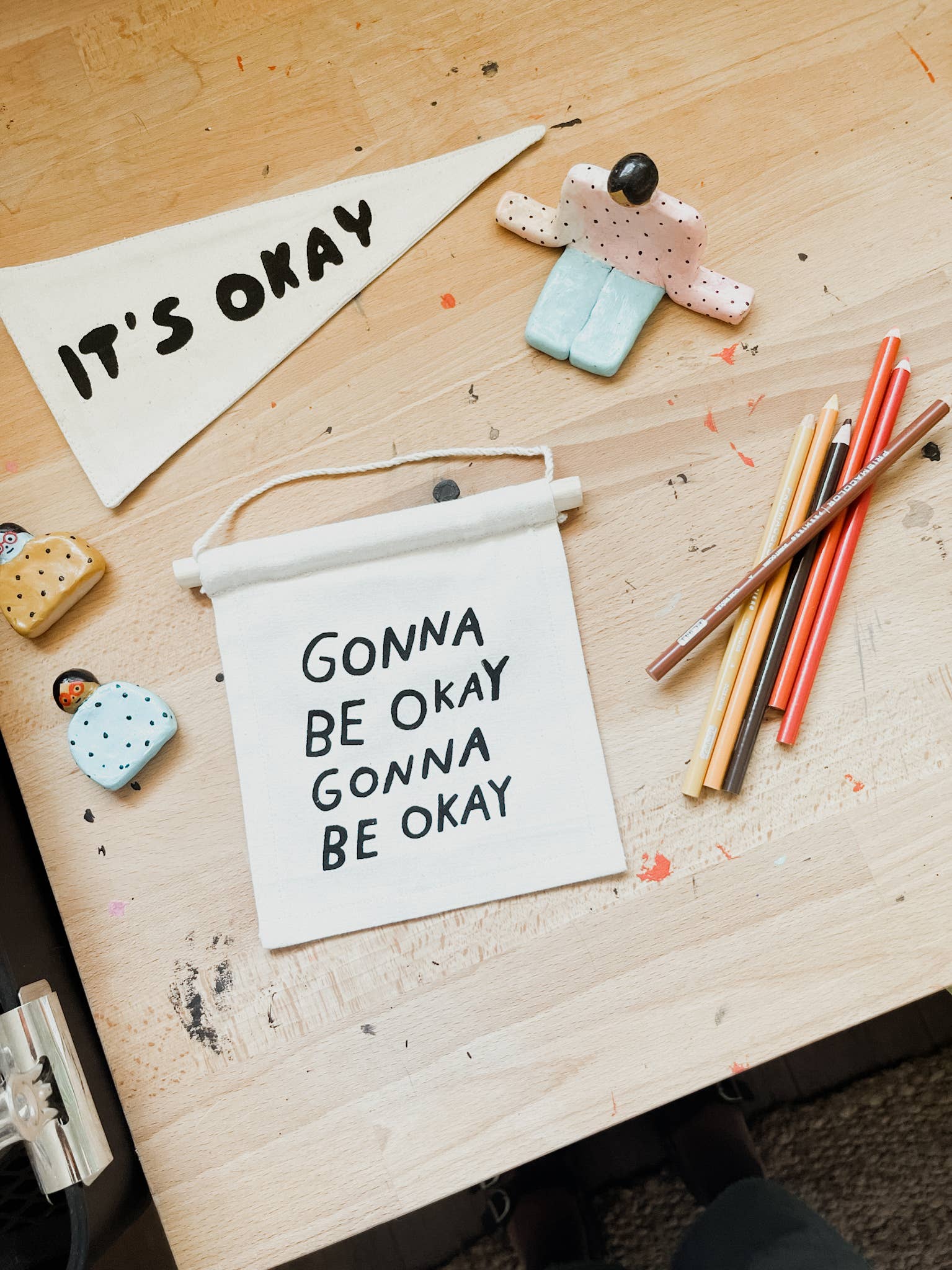 Gonna Be Okay Canvas Hang Sign