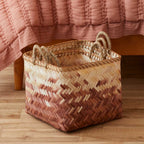 Dusk Ombre Bamboo Baskets - Set of 3
