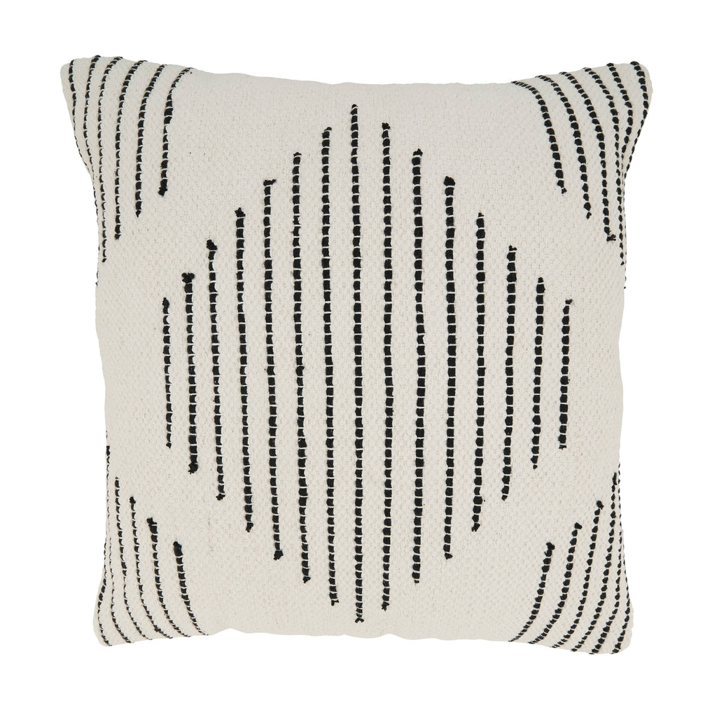 Diamond Delight Woven Throw Pillow