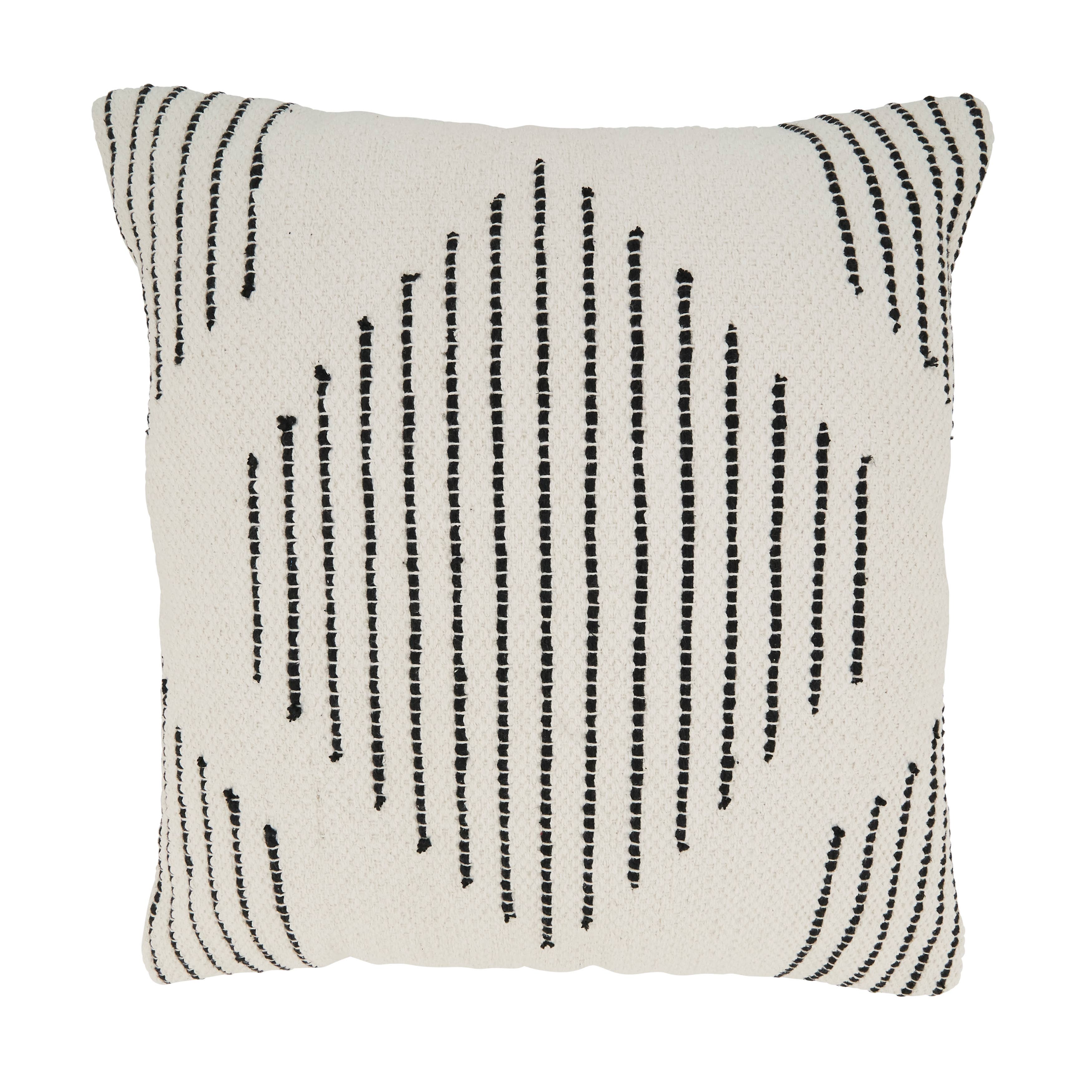 Diamond Delight Woven Throw Pillow