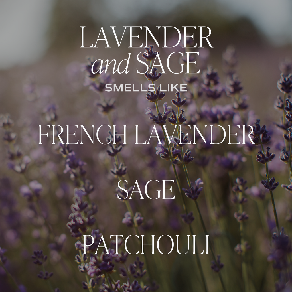 Lavender and Sage 11 oz Soy Candle