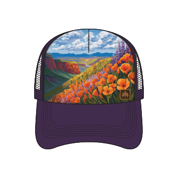 Mountain Poppy Trucker - Dark Purple