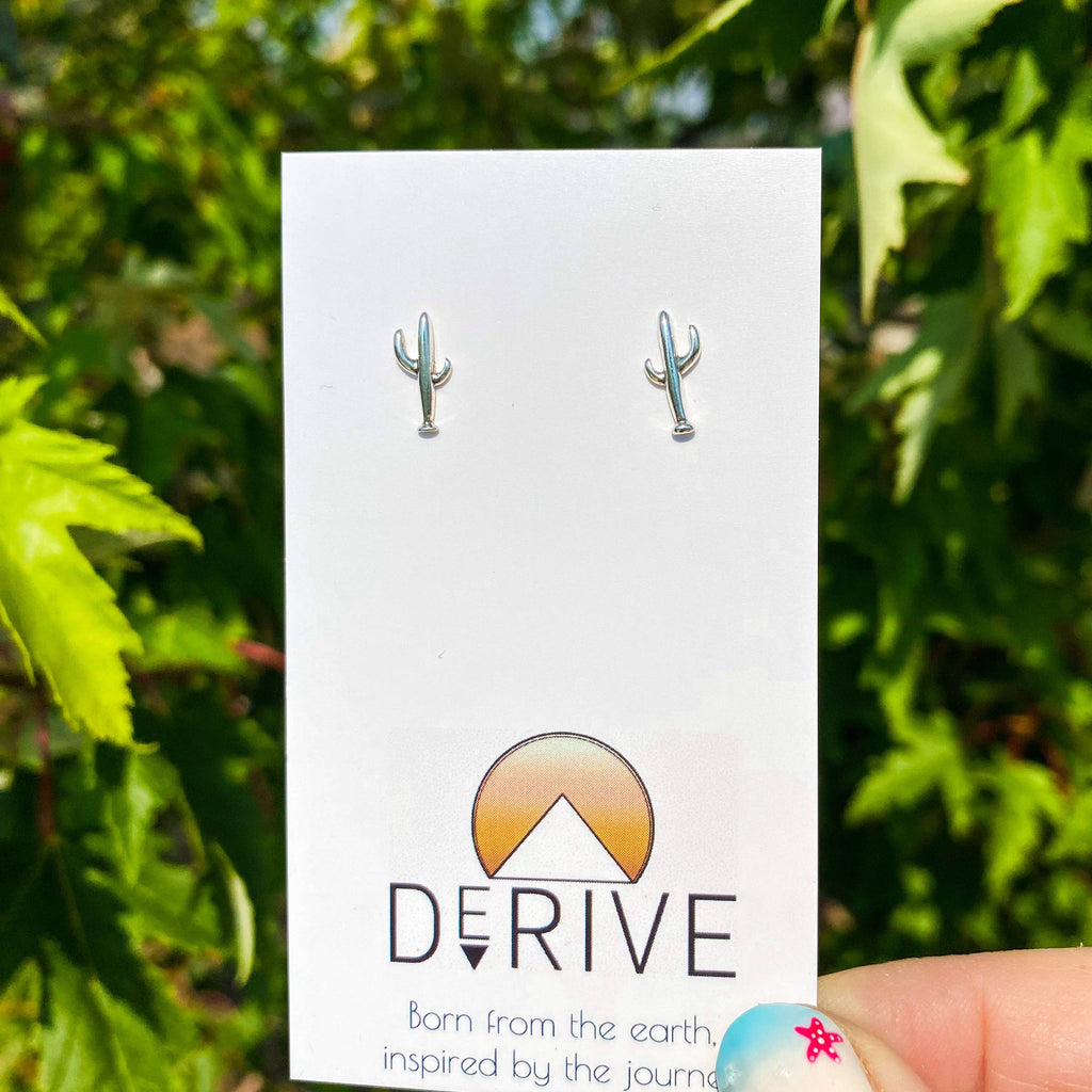 Saguaro Cactus Stud Earrings