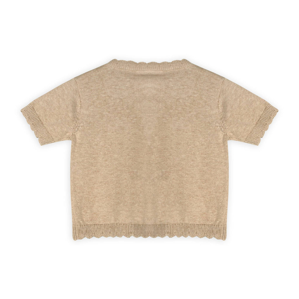 Strawberry Pocket Baby Knit Cardigan + Shorts Set (Organic)