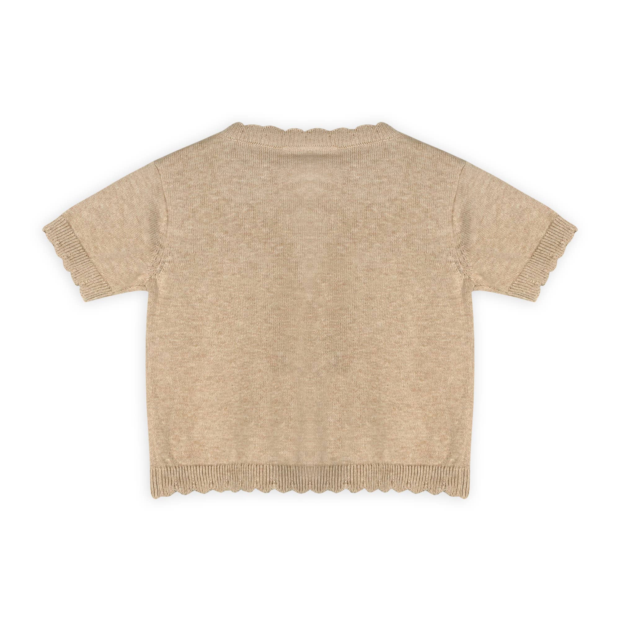 Strawberry Pocket Baby Knit Cardigan + Shorts Set (Organic)