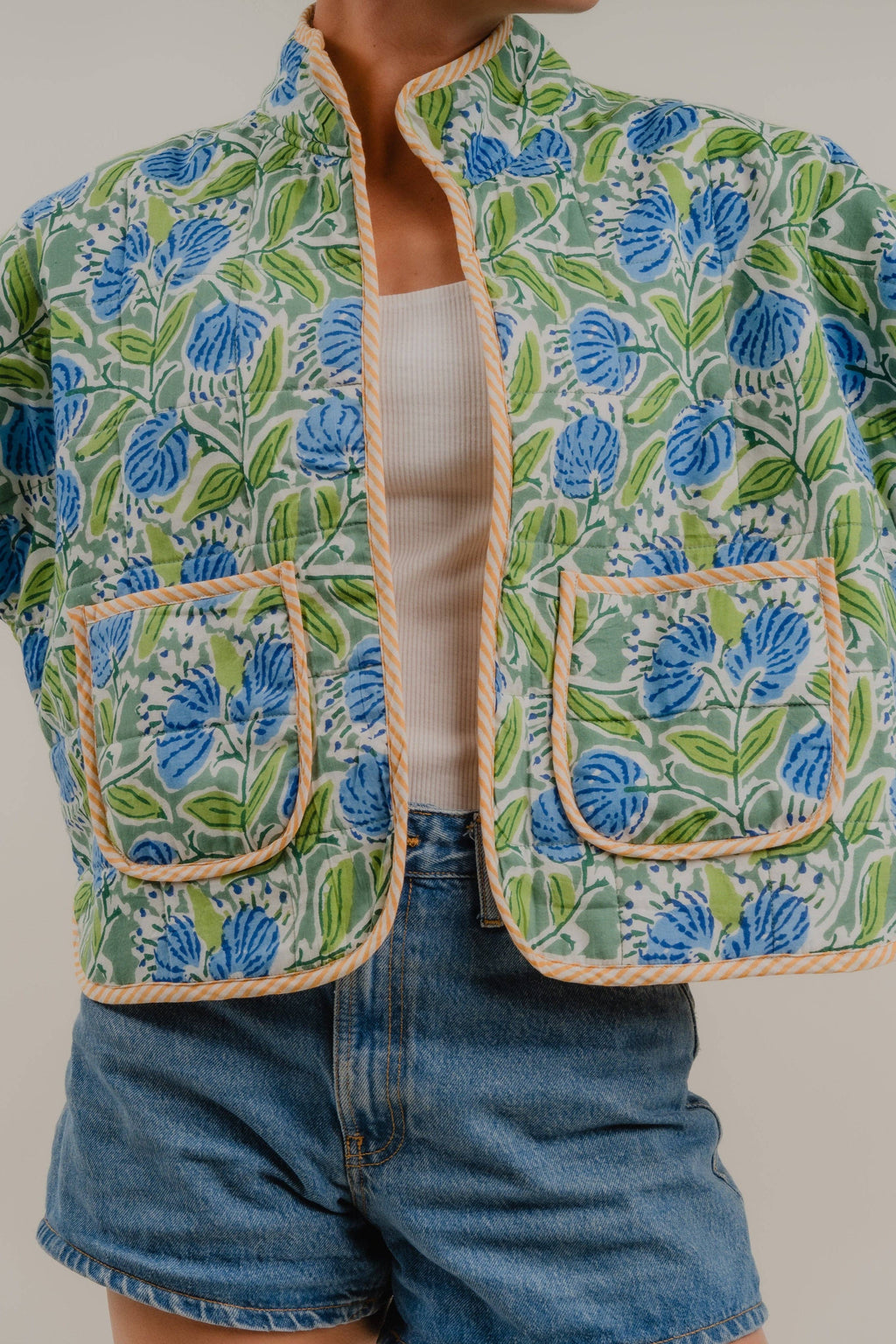 Garden Fern Quilted Jacket