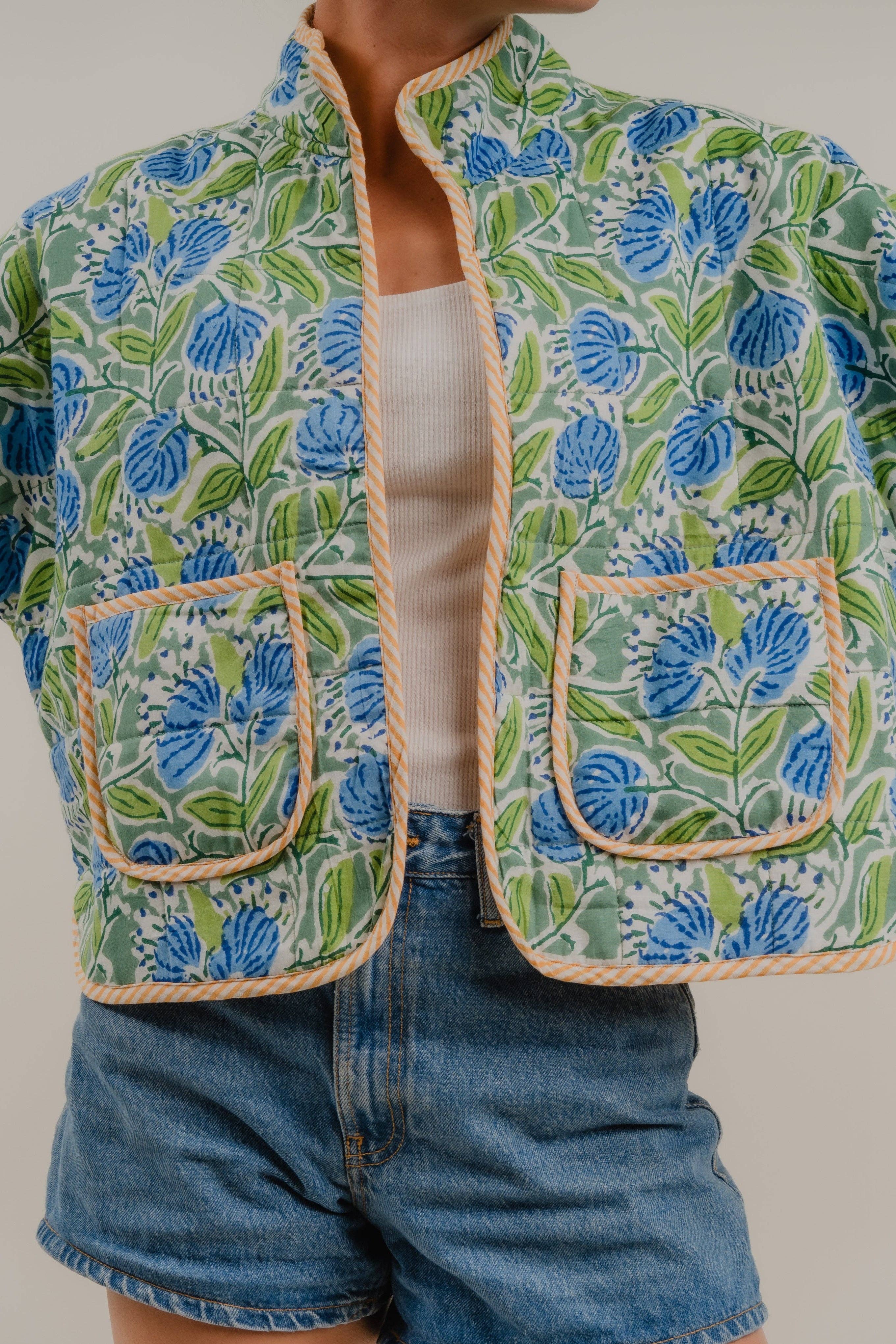 Garden Fern Quilted Jacket