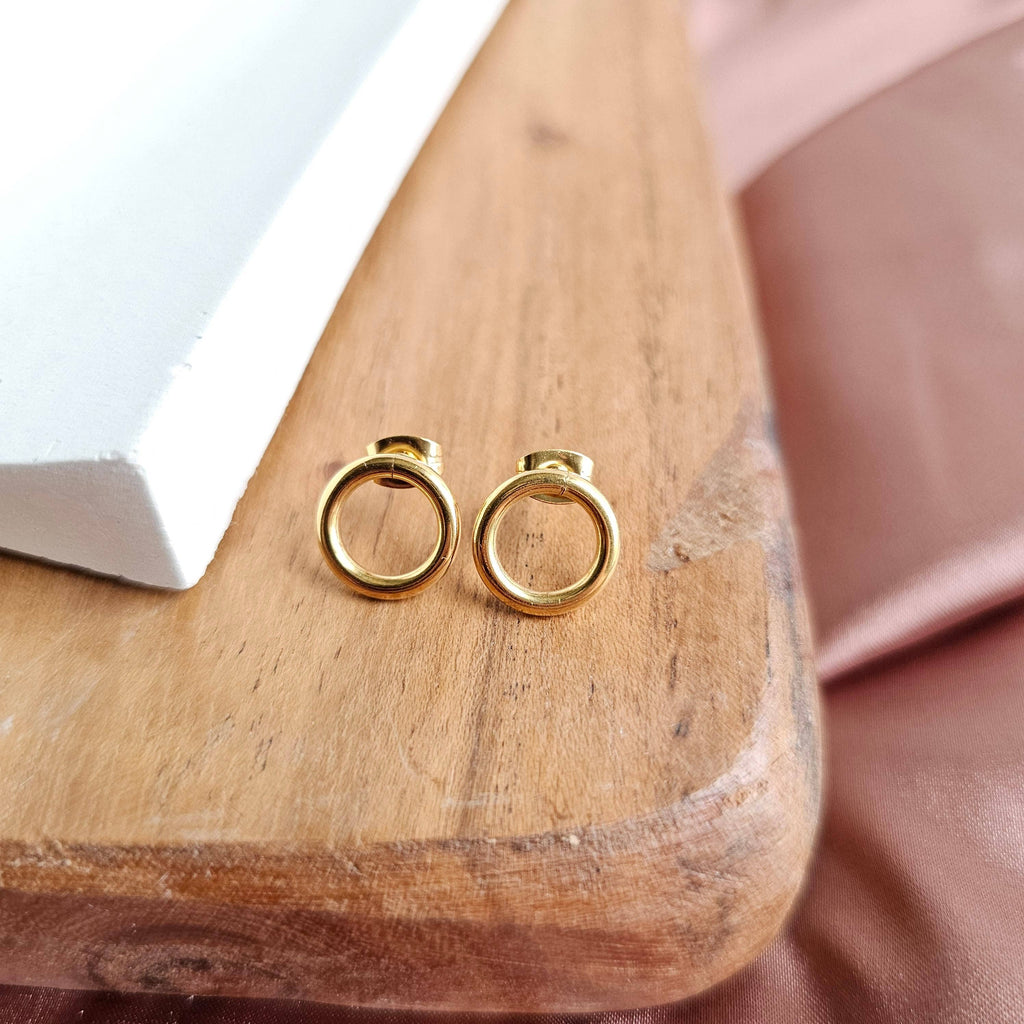 Small Luxe Gold Oriana Studs