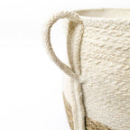 Handwoven Storage • Savar Basket with Side Handle-Set of 2