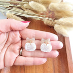 Bow Pumpkin Patch Earrings