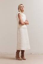 Cable Knit Vest