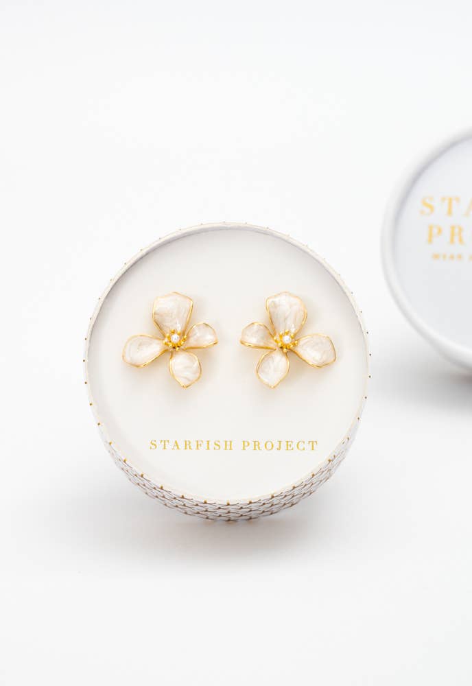 Hope in Bloom Flower Earrings