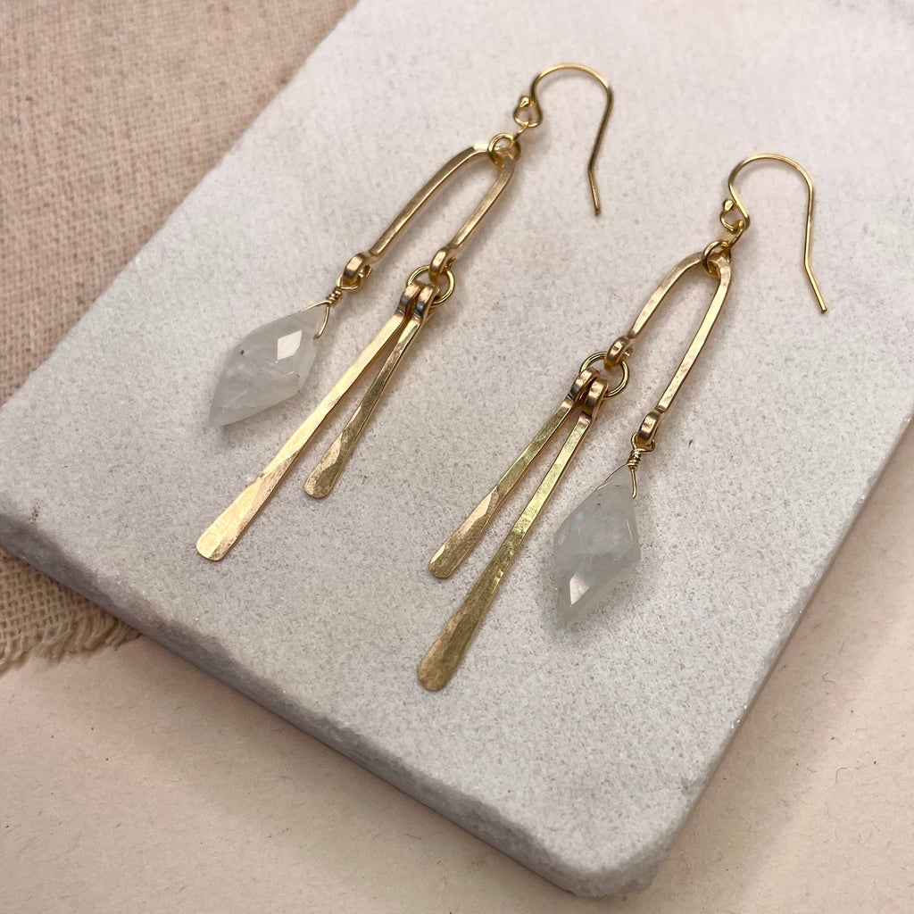 Diamond and Tine Earrings