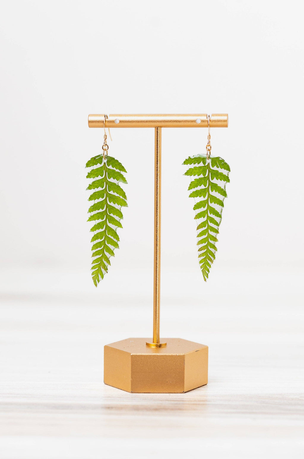 Pressed Fern Earrings