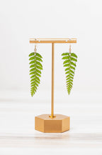 Pressed Fern Earrings