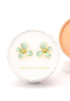 Hope in Bloom Flower Earrings - Mint