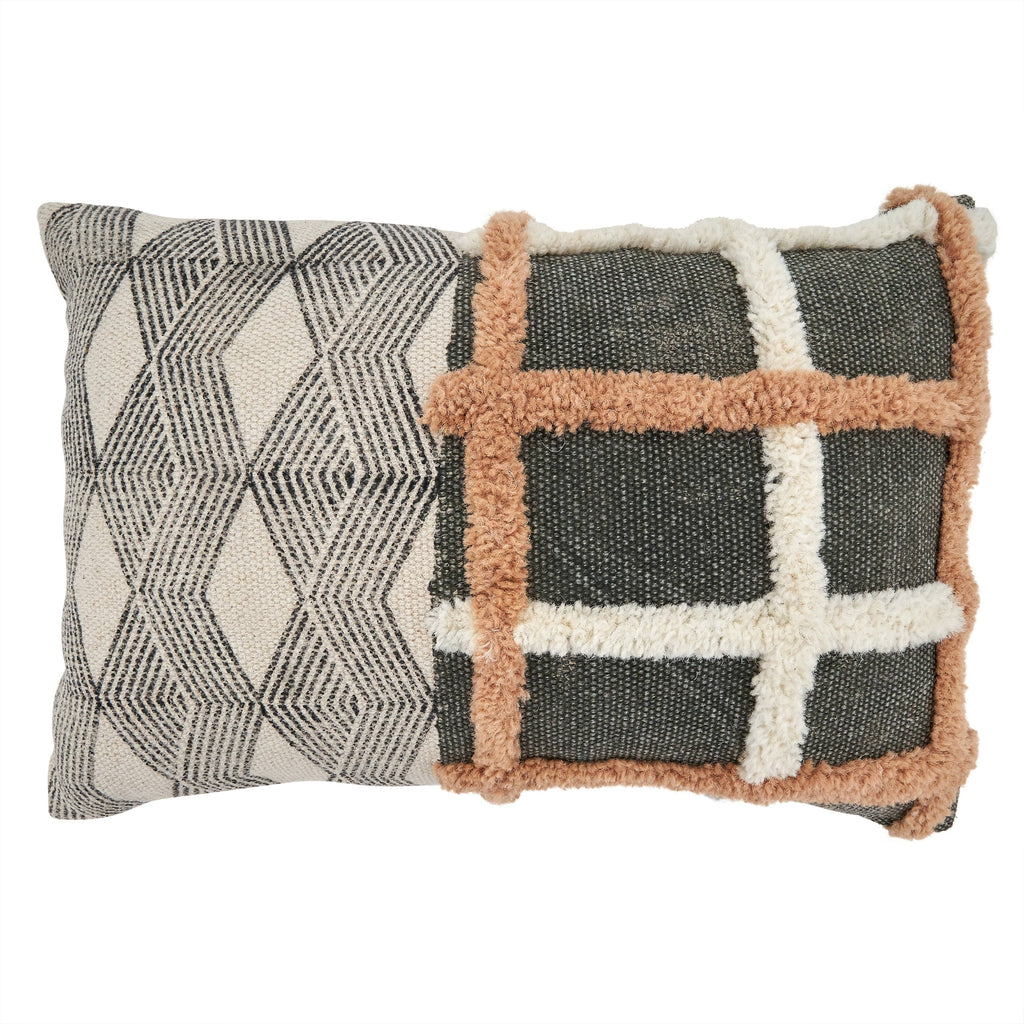 Printed and Tufted Pillow