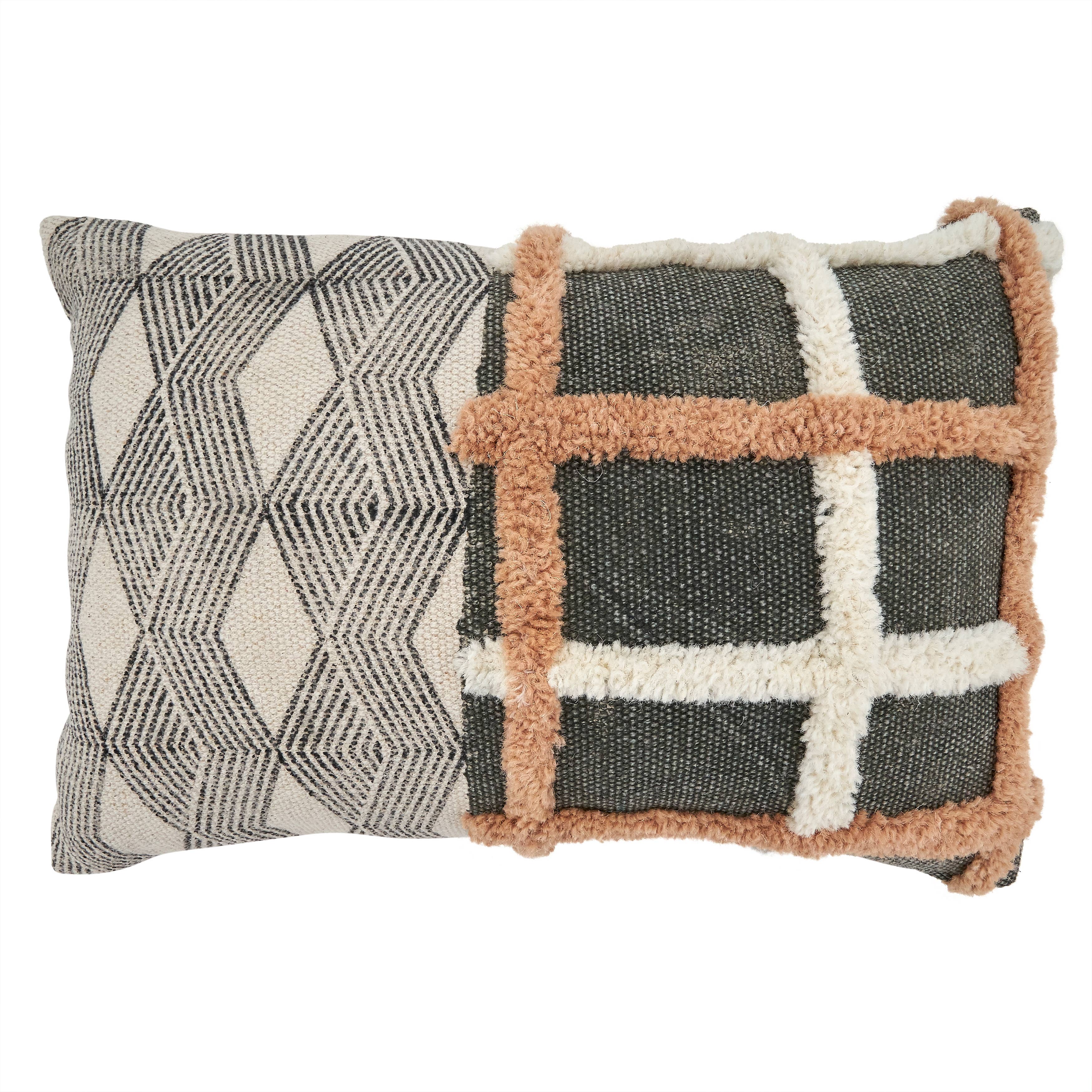 Printed and Tufted Pillow