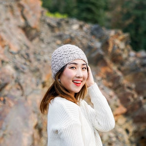 Knitted Cloud Beanie