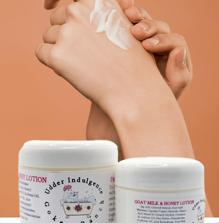 4oz Goat Milk Lotion cream -Unscented