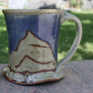 Red Hawk Pottery Mug
