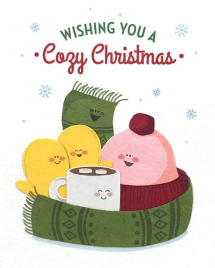 Cozy Christmas Greeting Card