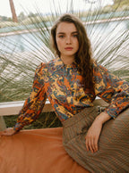 Paisley Printed Button Down Shirt