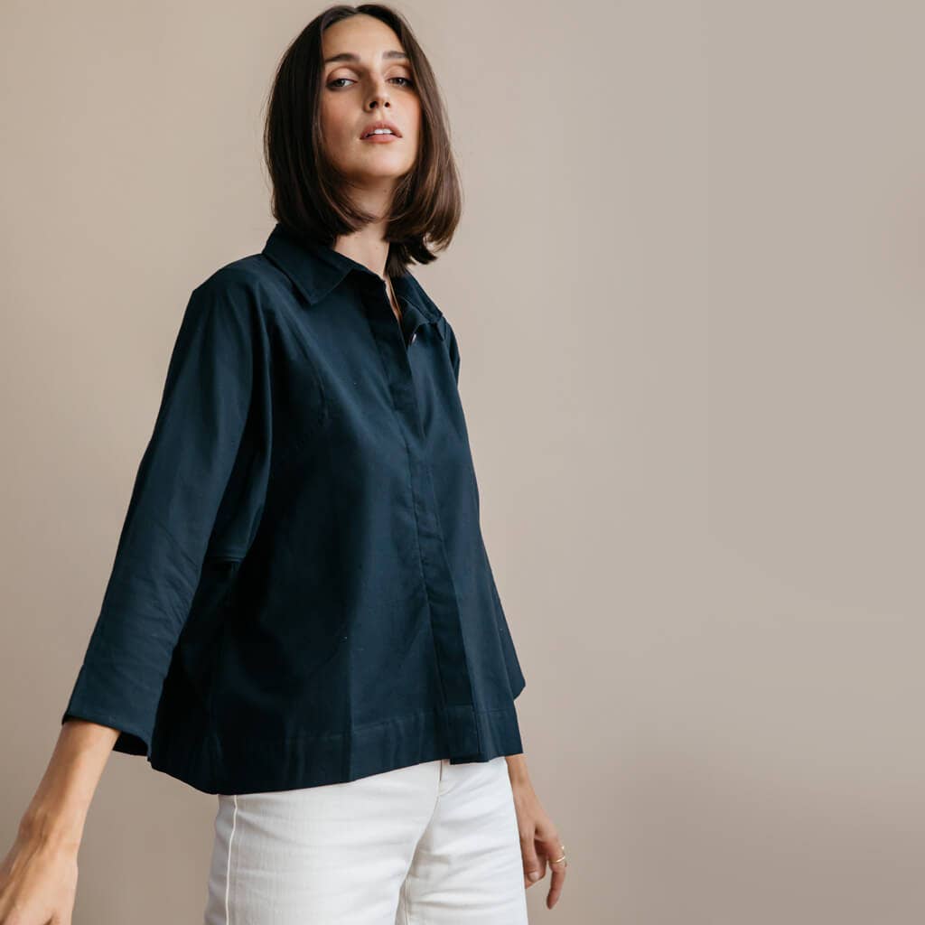 The Boxy Shirt | Black