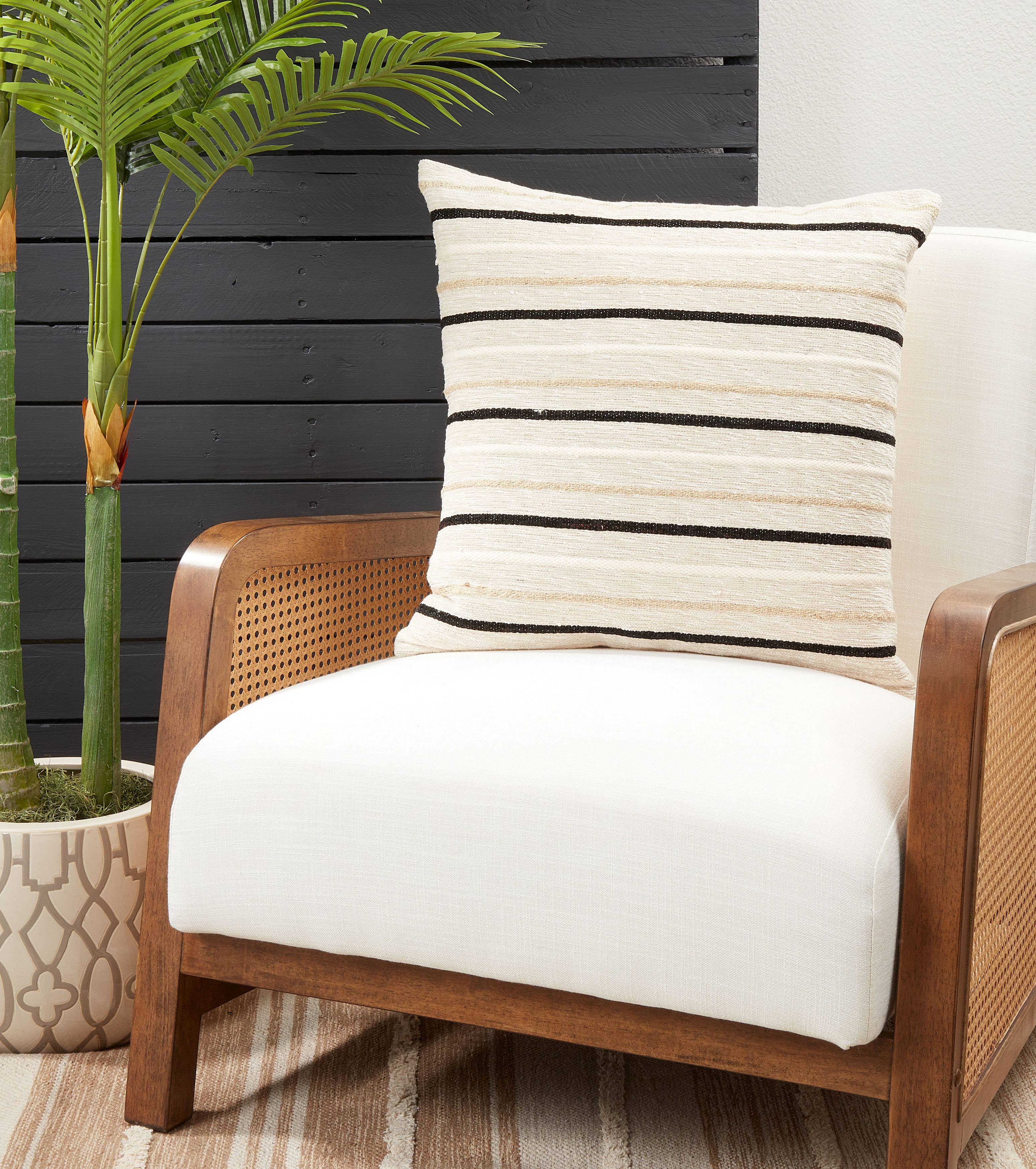 Striped Throw Pillow