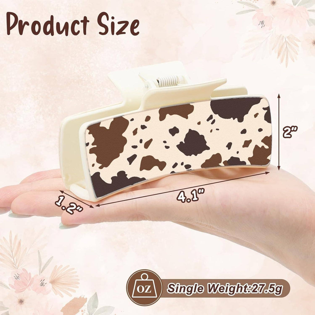 Western Square Claw Hair Clip