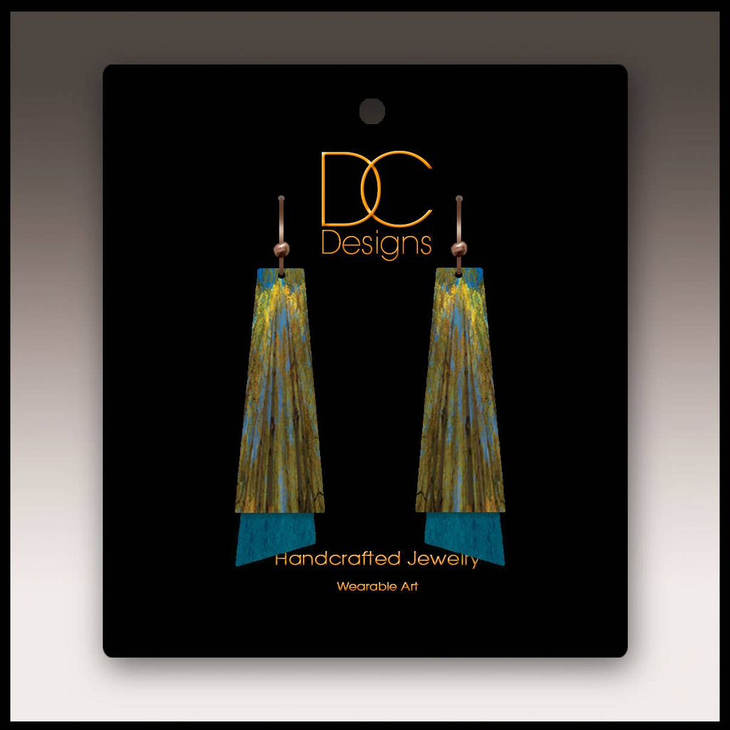 Bright Summer Aspen Nature Flutter Multilayer Earrings