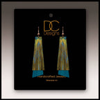 Bright Summer Aspen Nature Flutter Multilayer Earrings