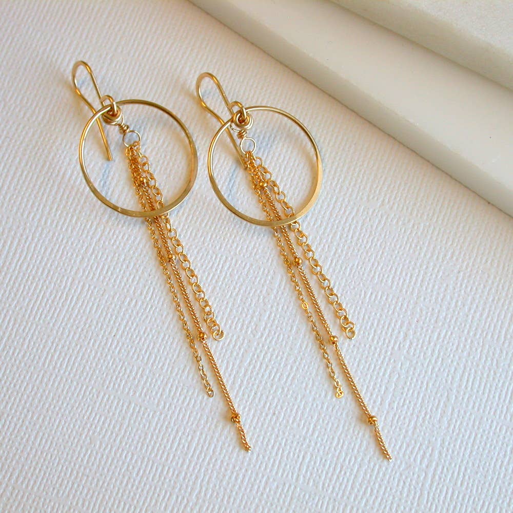 Sun Cascade Earrings