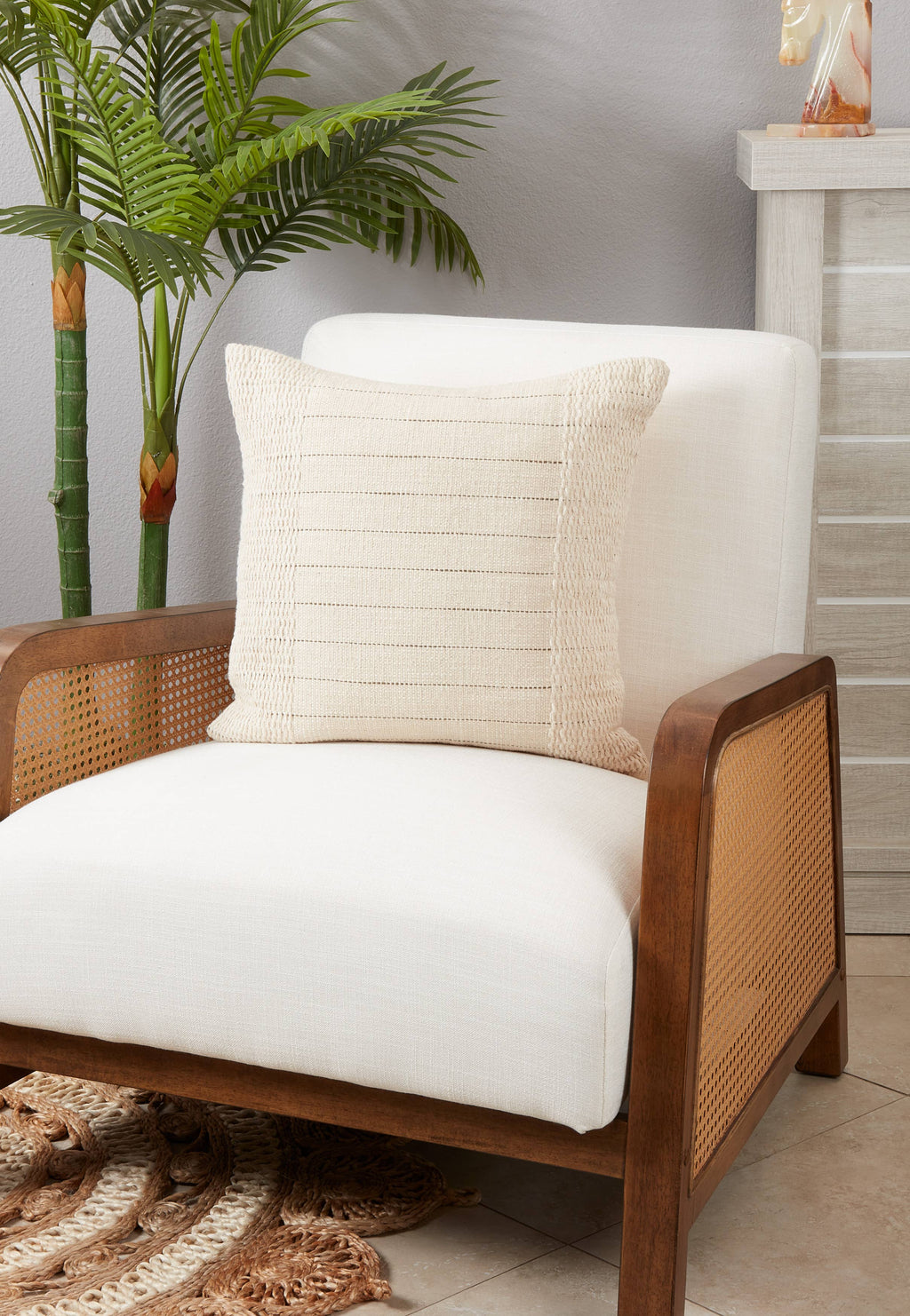 Stripe Sophistication Throw Pillow
