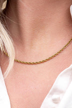 Luxe Gold Rope Chain - 16"