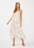 Smocked Spaghetti Strap Tiered Ruffle Maxi Dress