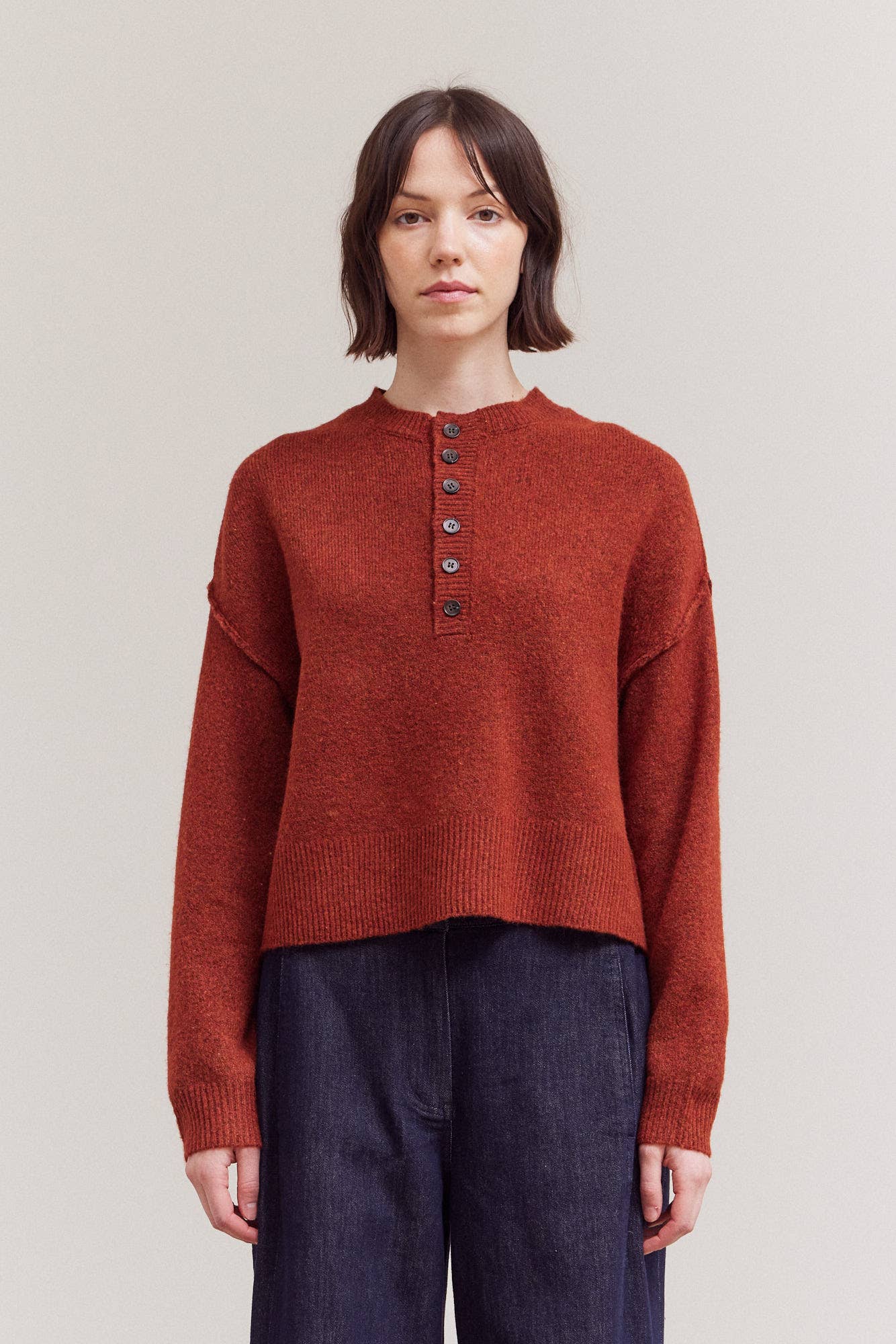 Half Button Down Sweater