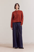 Half Button Down Sweater