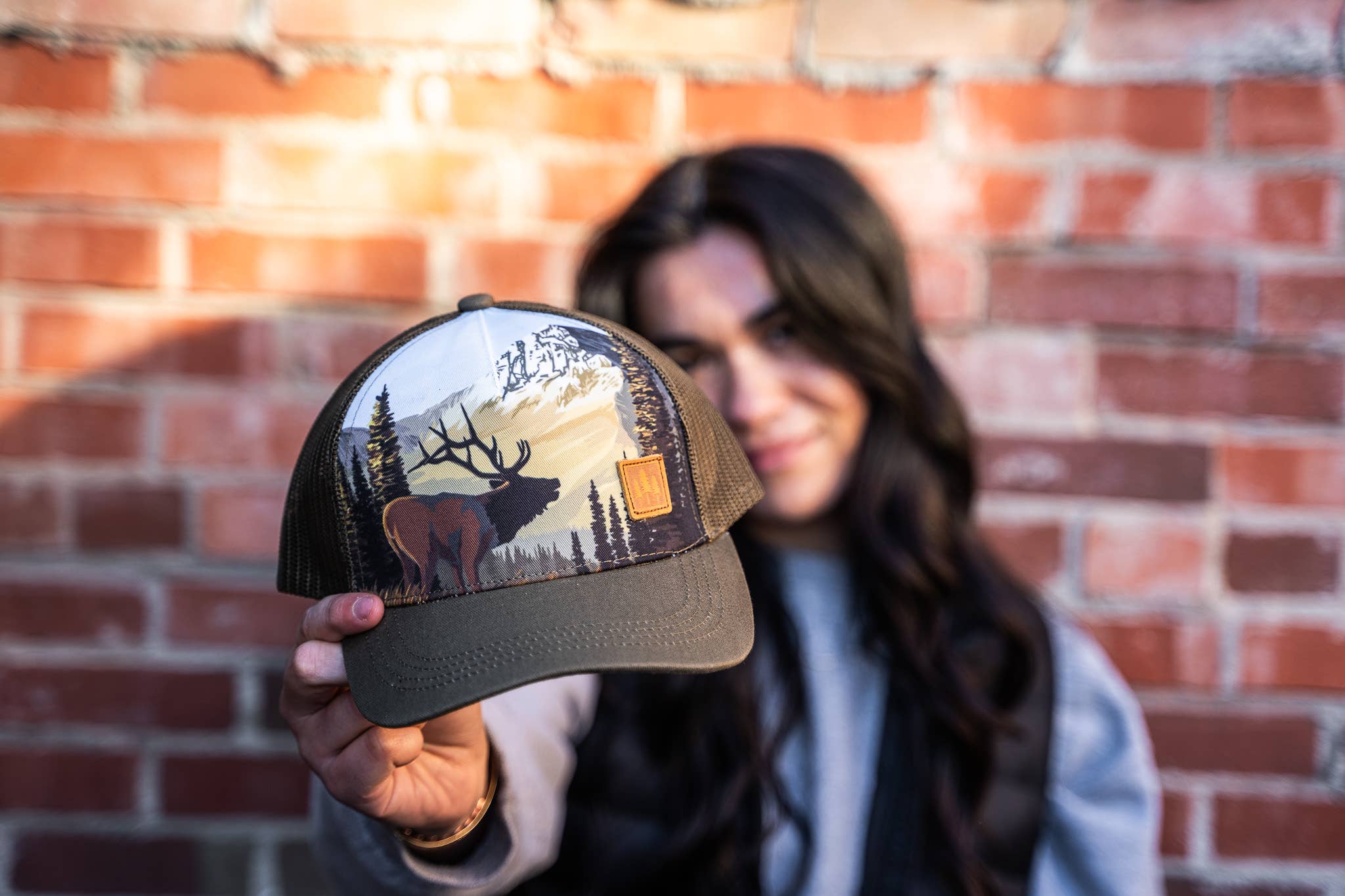 Elk Trucker - Brown