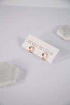 Tiny Fat Recycled Hoop Earrings