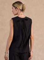 Floral Embroidered Sleeveless Top