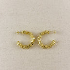 Twisted Shapes C-Hoop Earrings