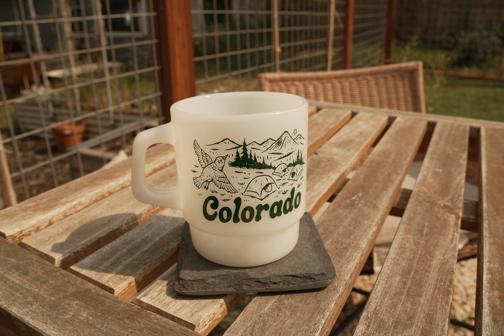 Colorado Milk Glass