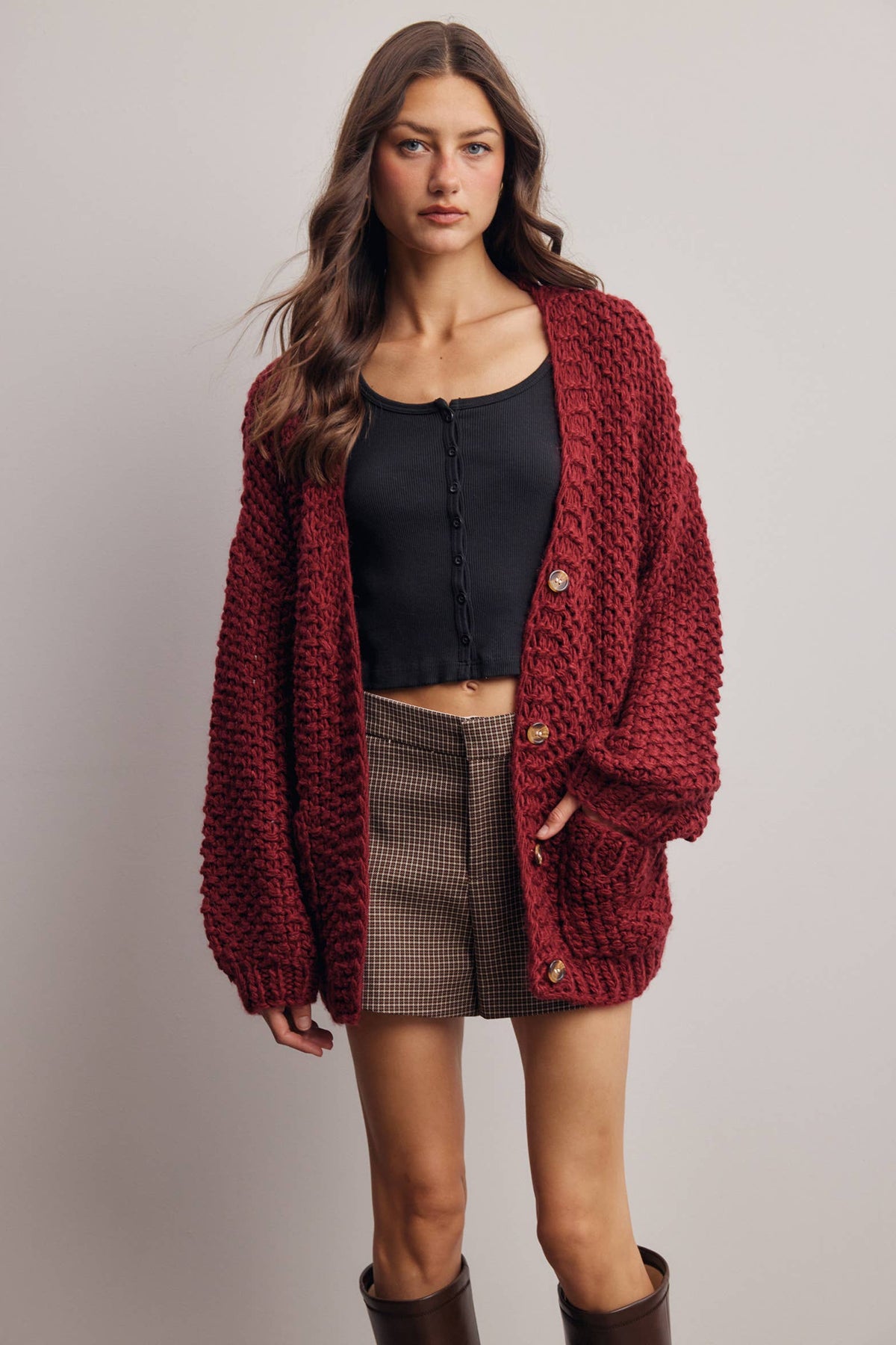 Handmade Chunky Knit Cardigan