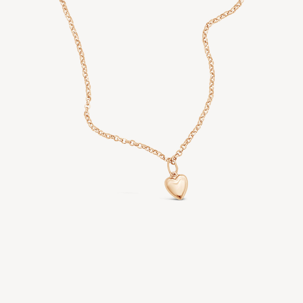 Lou Puff Heart Necklace