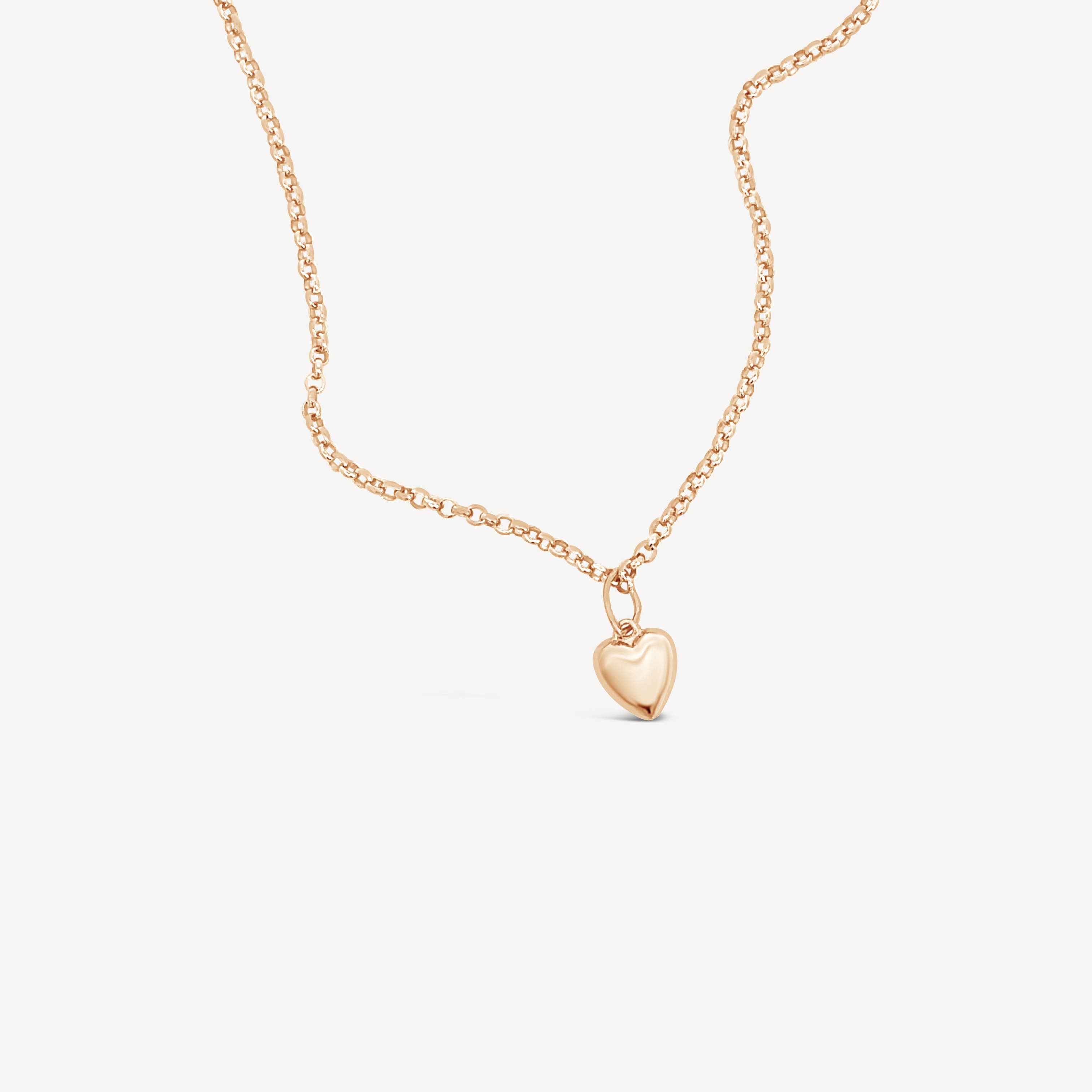 Lou Puff Heart Necklace