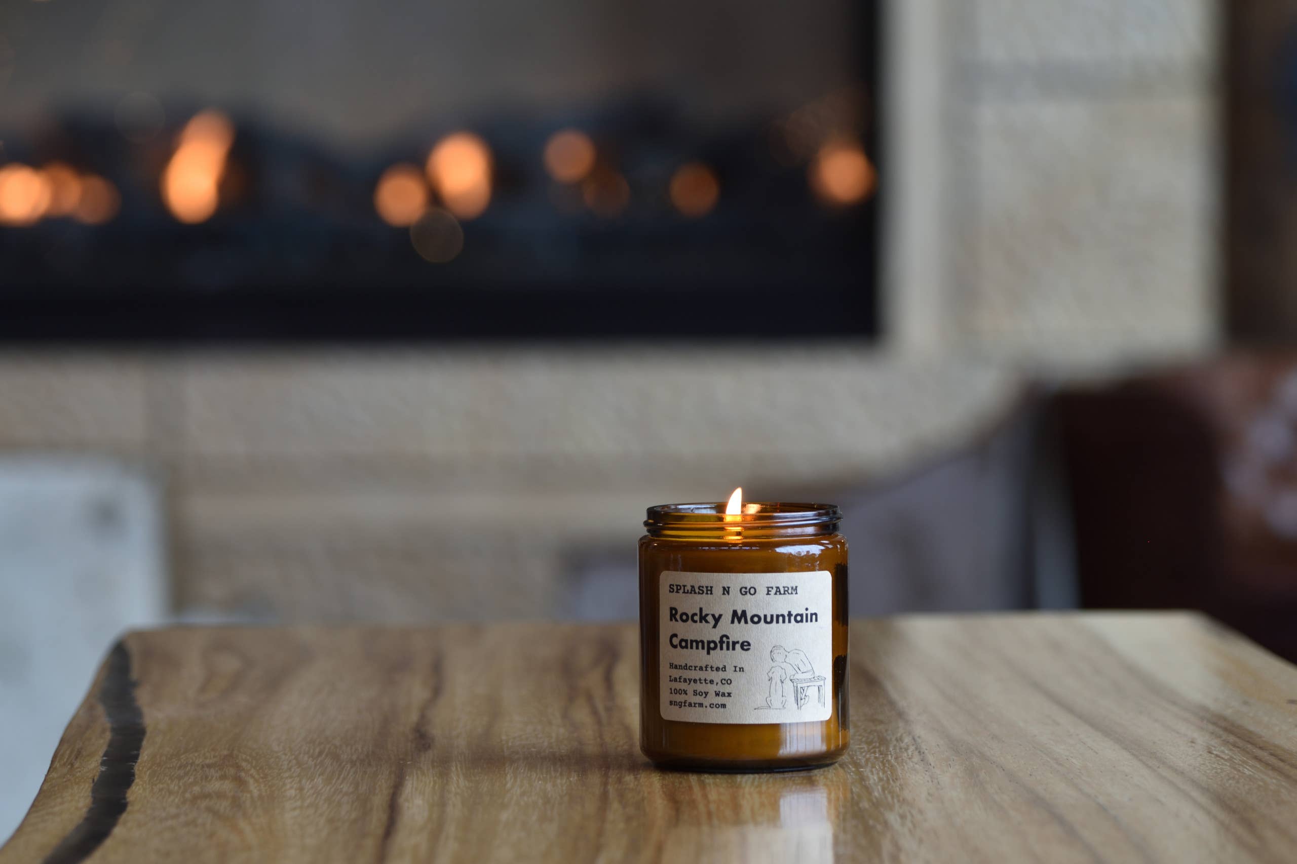 Rocky Mountain Campfire - 8 oz Soy Candle