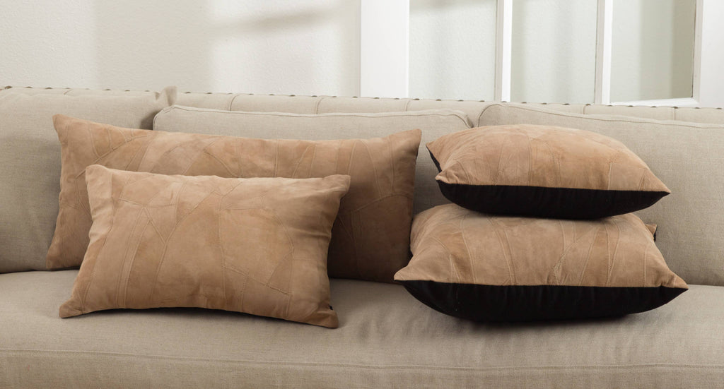 Classic Leather Pillow - Poly Filled