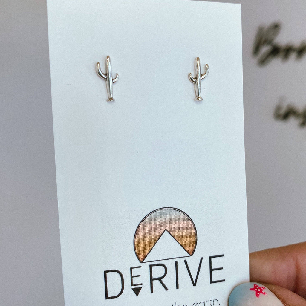 Saguaro Cactus Stud Earrings