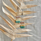 Patina Green and Natural Clay Earrings